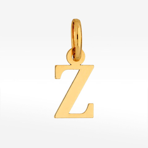 Zawieszka ze złota litera Z