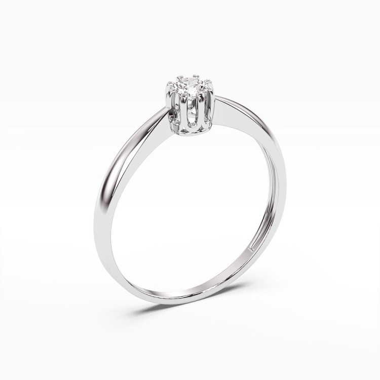 Pierścionek zaręczynowy z diamentem laboratoryjnym 0.15ct