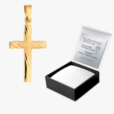 Zawieszka ze złota krzyżyk  